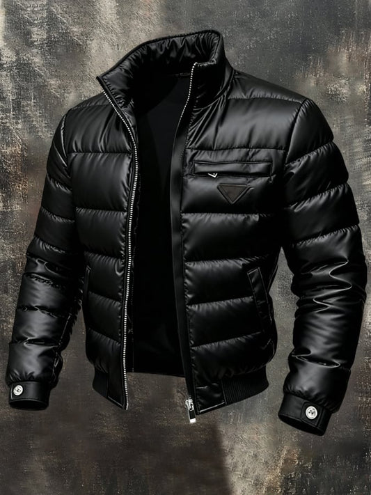 Herren Steppjacke im Vintage Look und leicht warmer, bequemer Regular Fit Everyday