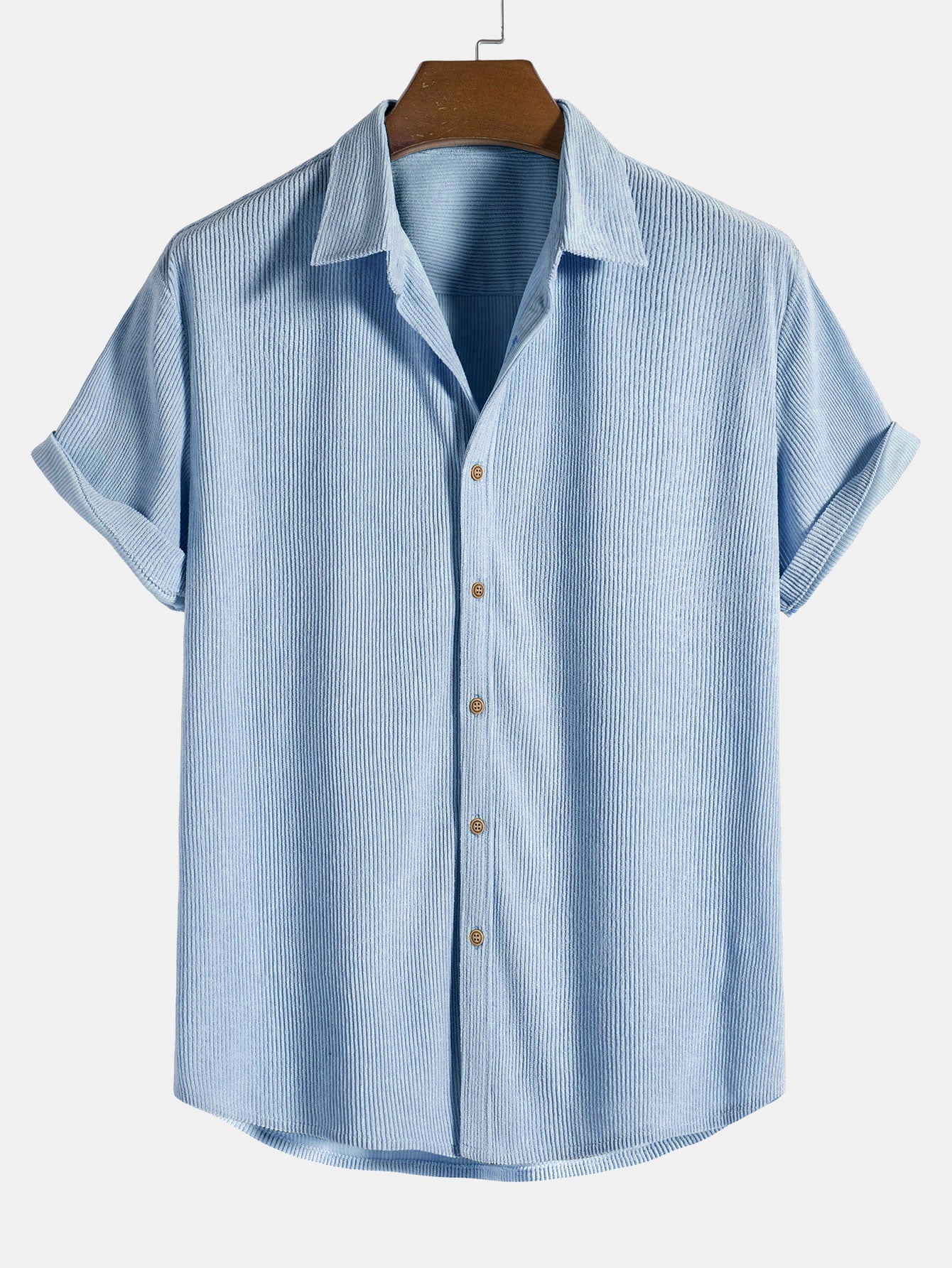 Herren Freizeit Set Hemd und Hose Sommer Zweiteiler Polyester atmungsaktiv