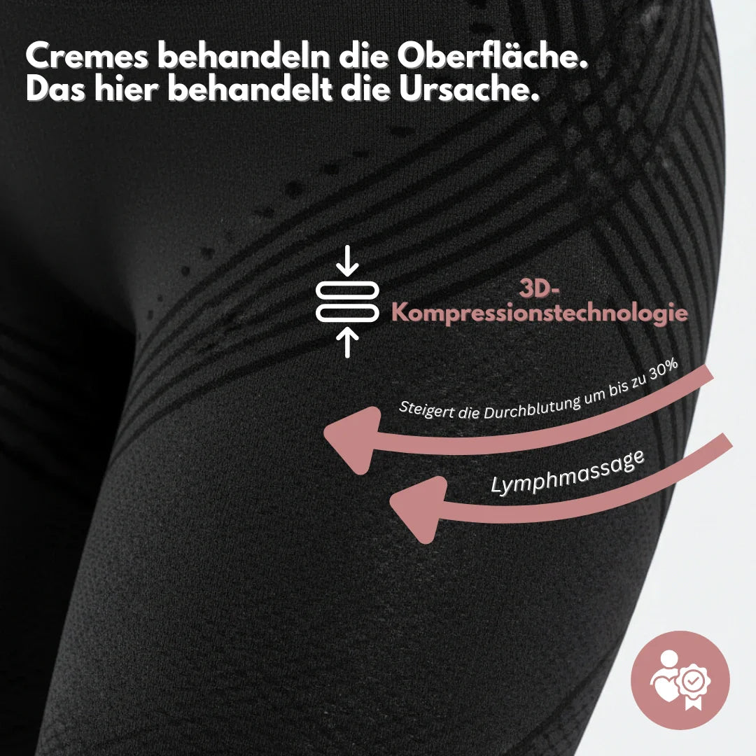 Damen Leggings High Waist Kompression elastisch atmungsaktiv schnell trocknend