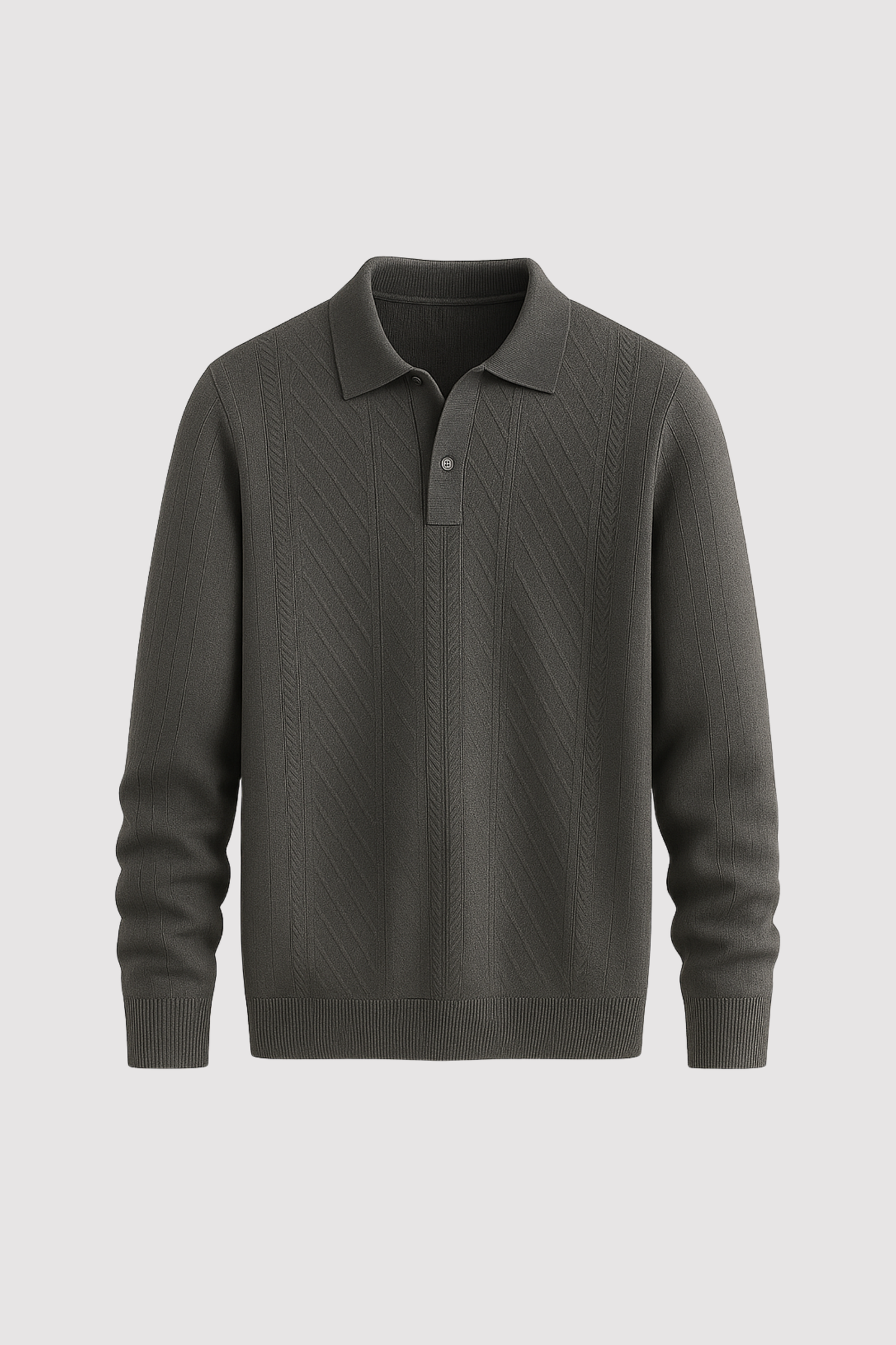Herren Strickpullover Rollkragenpullover strukturierte Langarm bequem leicht warm