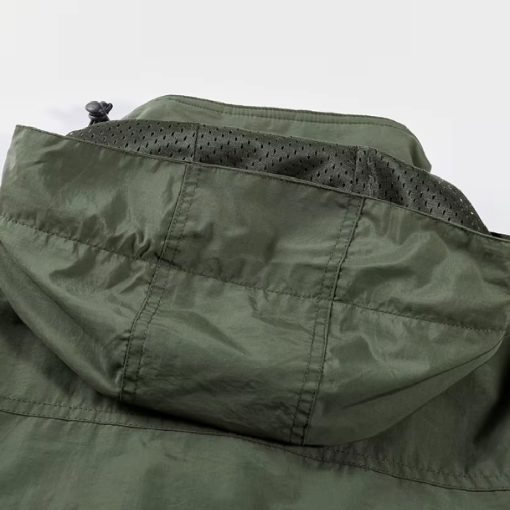 Herren Outdoorjacke Regular Fit Atmungsaktiv Slim Übergangsjacke Elegant Freizeit Reise