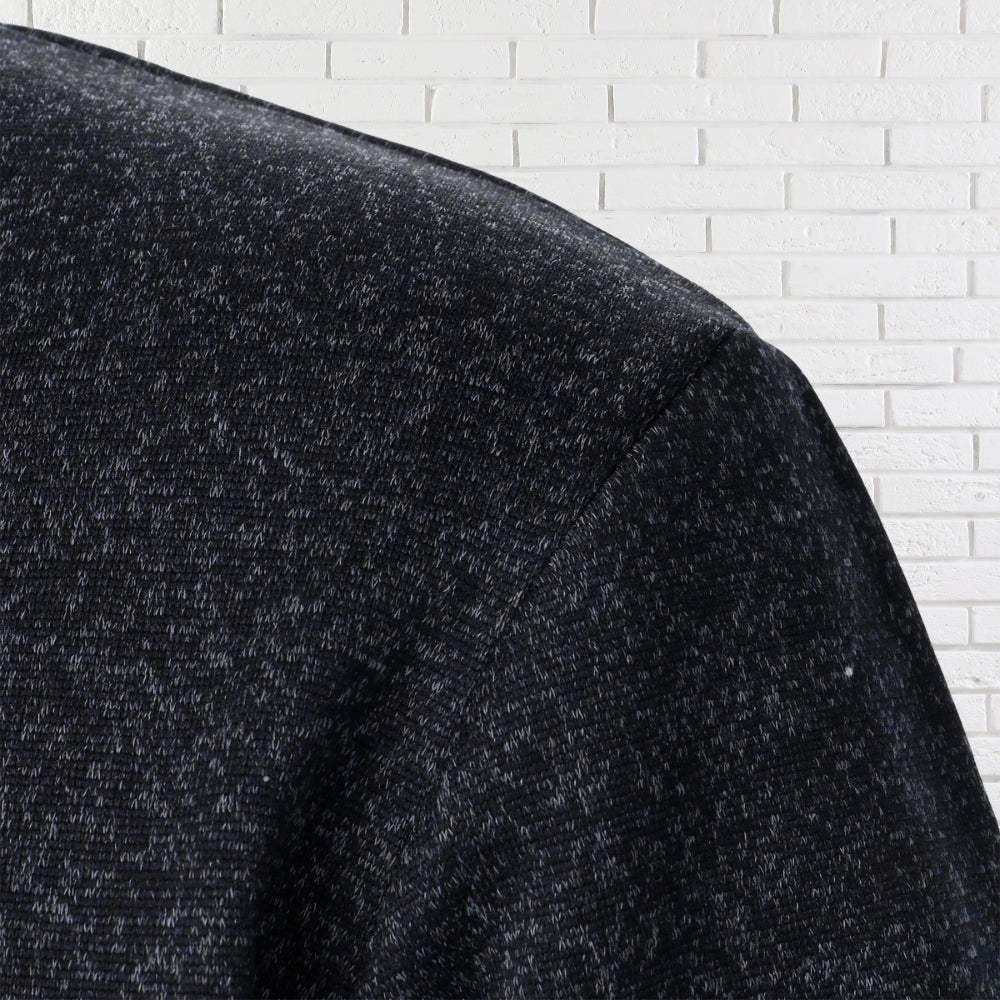 Herren Pullover Regular Fit Stehkragen Knopfleiste Strick Warm Casual Elegant Übergang Alltag