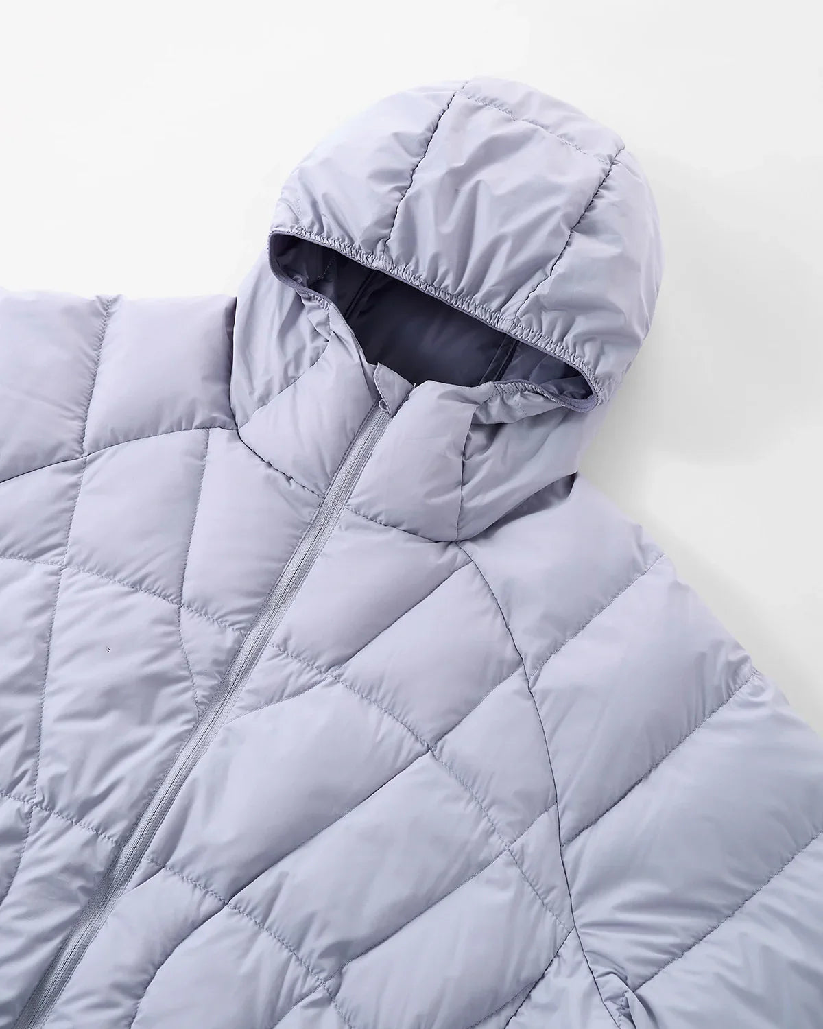 Herren Daunenjacke Slim Fit Packbar Kapuze Leicht Wasserabweisend Winter Übergangsjacke Streetwear