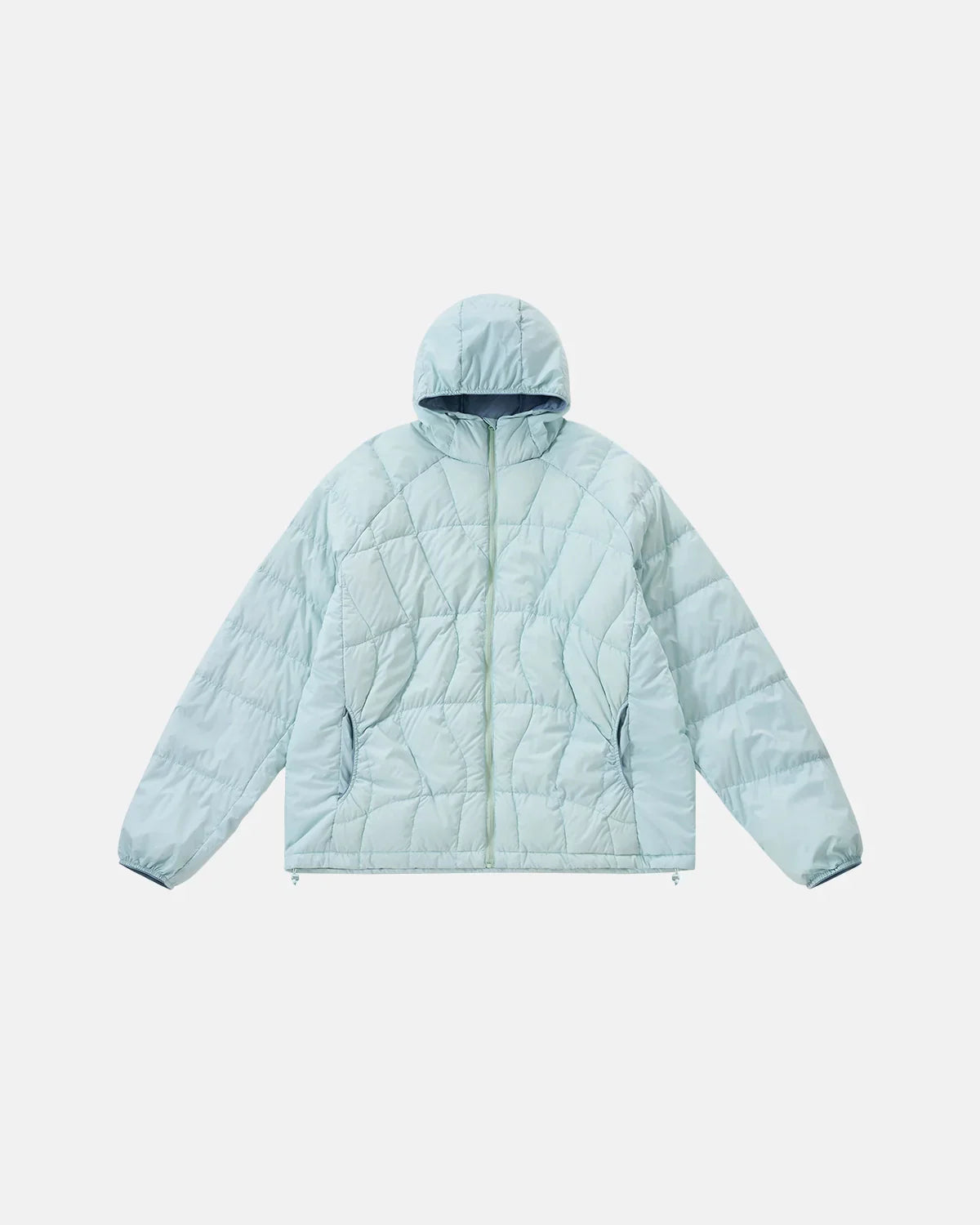 Herren Daunenjacke Slim Fit Packbar Kapuze Leicht Wasserabweisend Winter Übergangsjacke Streetwear