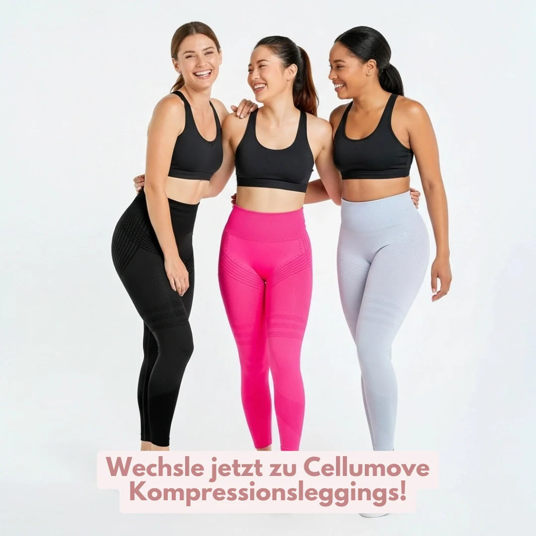 Damen Leggings High Waist Kompression elastisch atmungsaktiv schnell trocknend
