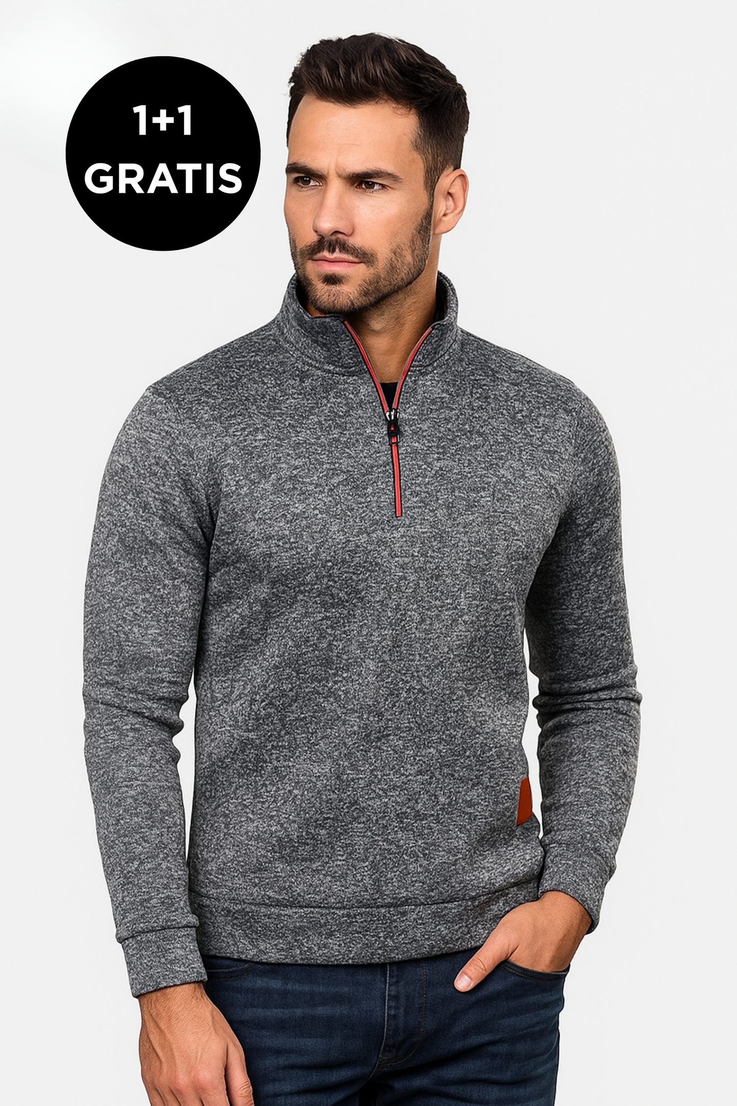 Herren Strickpullover Rundhals klassisch bequem warm atmungsaktiv vielseitig