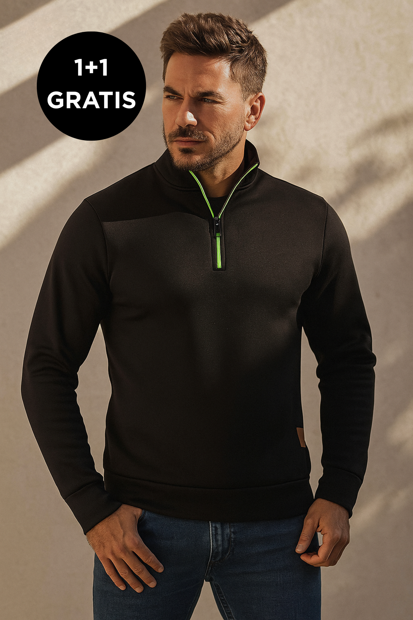 Herren Strickpullover Rundhals klassisch bequem warm atmungsaktiv vielseitig
