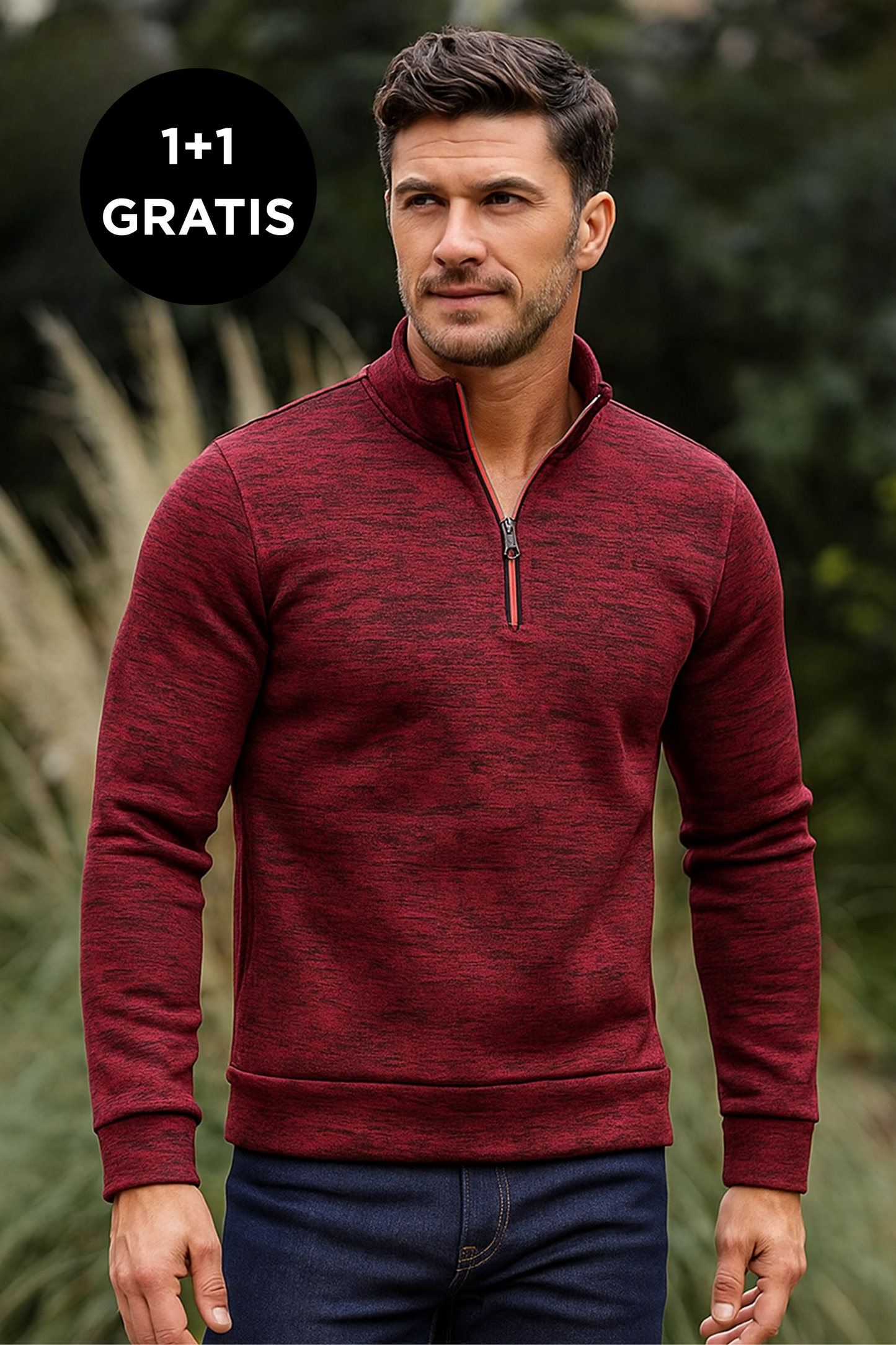 Herren Strickpullover Rundhals klassisch bequem warm atmungsaktiv vielseitig