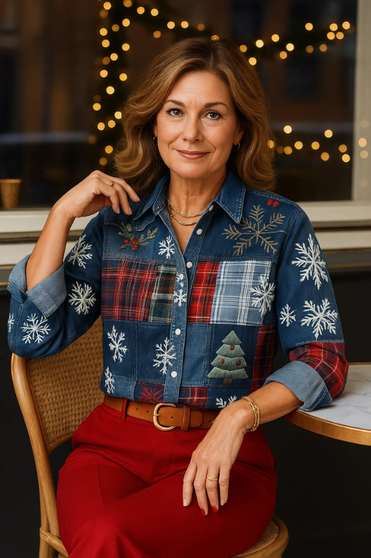 Jamilya – Lässige Weihnachtsbluse