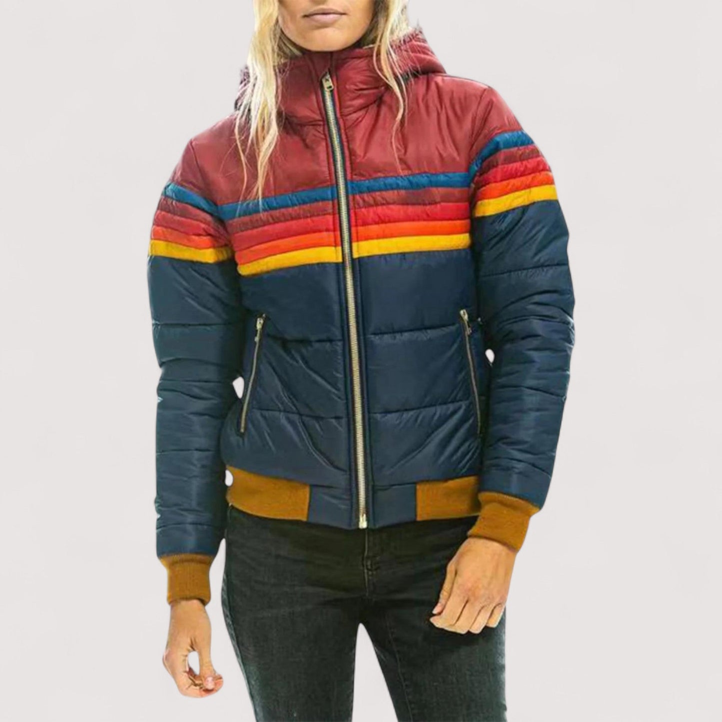 Damen Regenjacke Wasserdicht Leicht Atmungsaktiv Regular Fit Übergangsjacke Kapuze