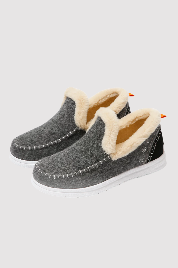 Damen Wintersneaker gefüttert rutschfest bequem leicht warm