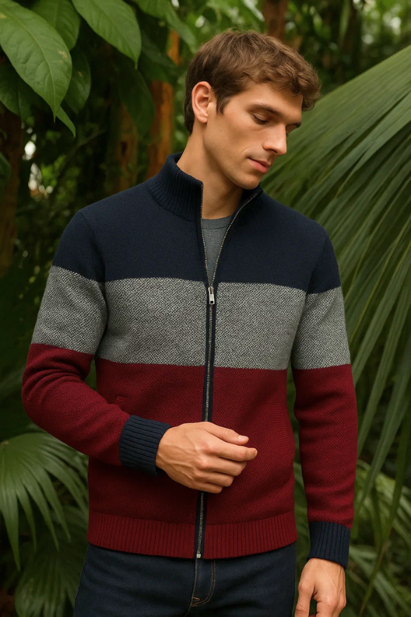 Herren Strickweste Regular Fit Strick Warm Atmungsaktiv V-Ausschnitt Casual Business Herbst Winter