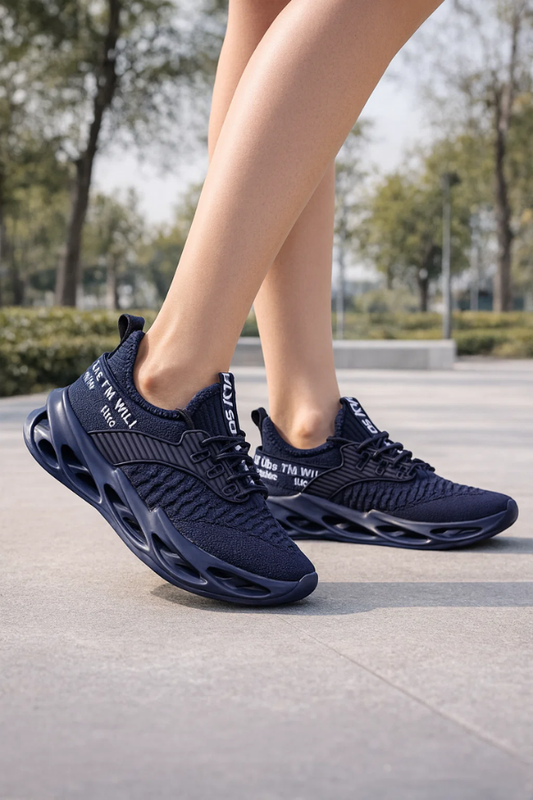 Damen Sneaker atmungsaktiv rutschfest leicht gepolstert bequem