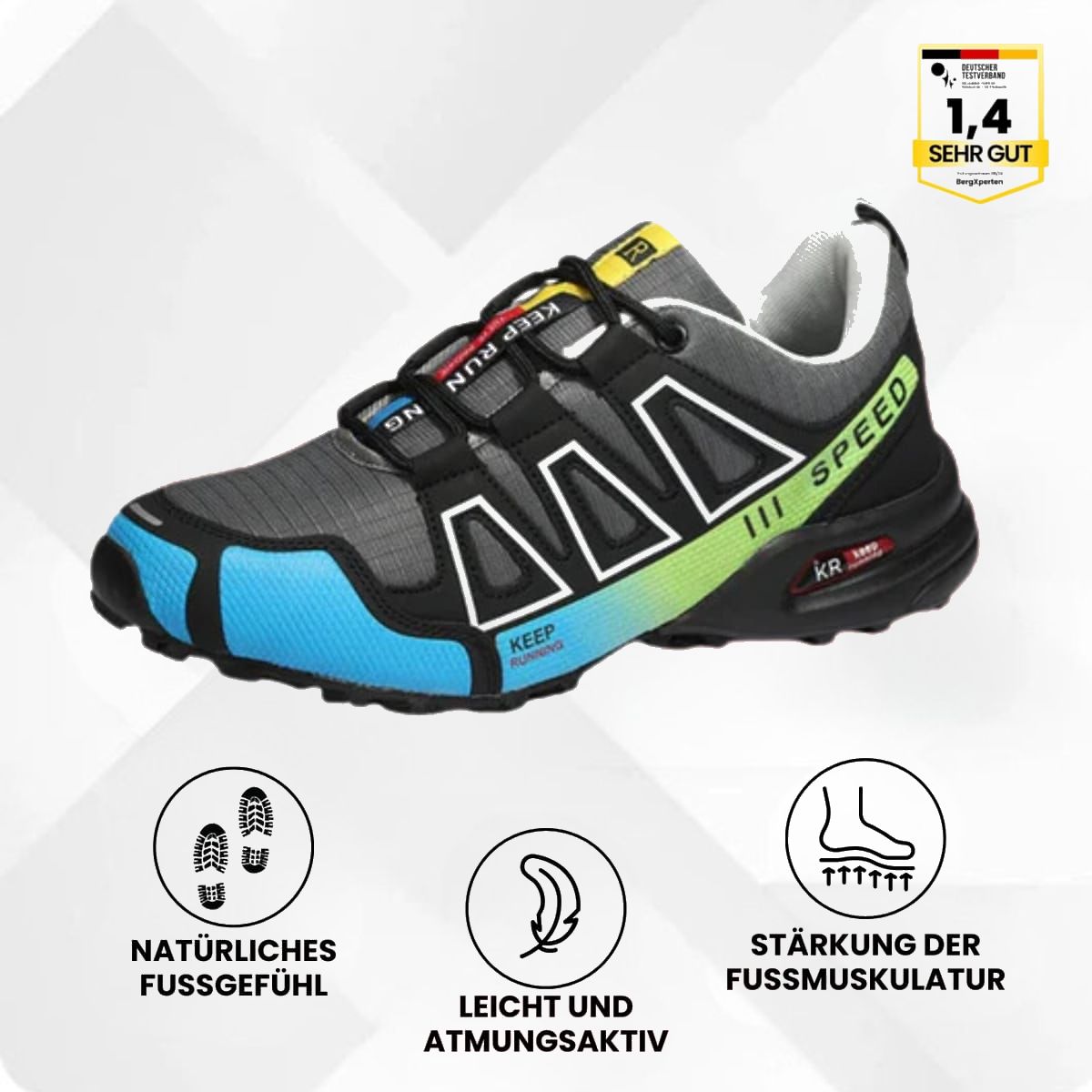 Herren Trekkingschuhe wasserdicht atmungsaktiv rutschfest Outdoor Wanderschuhe
