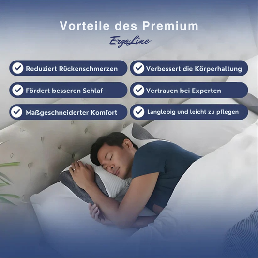 ErgoPillow™ | Ergonomische Stütze für die ganze Nacht