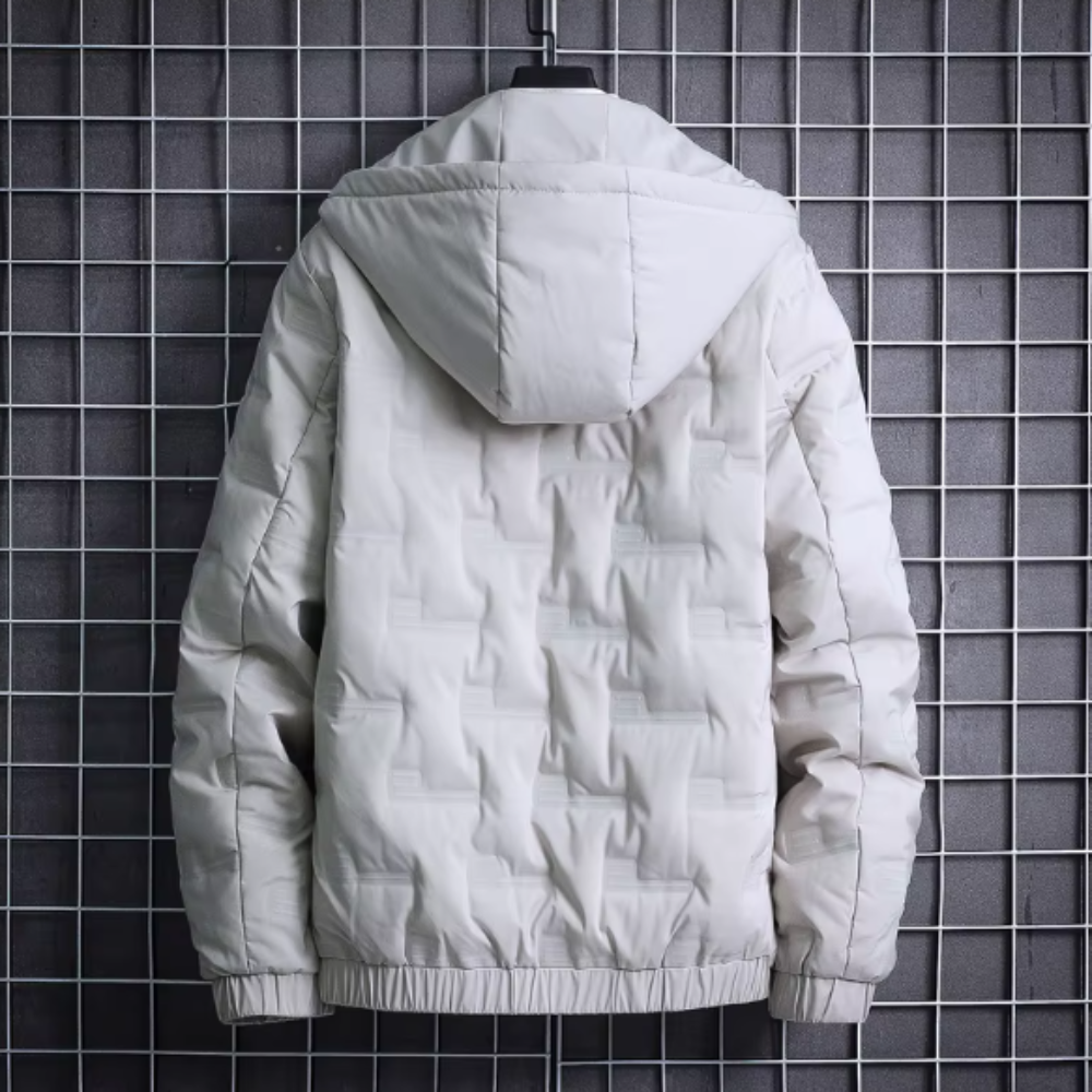 Herren Pufferjacke Slim Fit Steppjacke Leicht Gefüttert Warm Winter Urban Casual Alltag Reisen