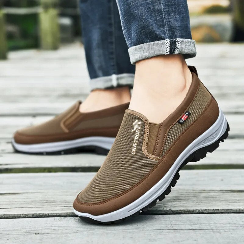 Damen Komfortschuhe Slip On Rutschfest Bequem Alltag Unterstützung
