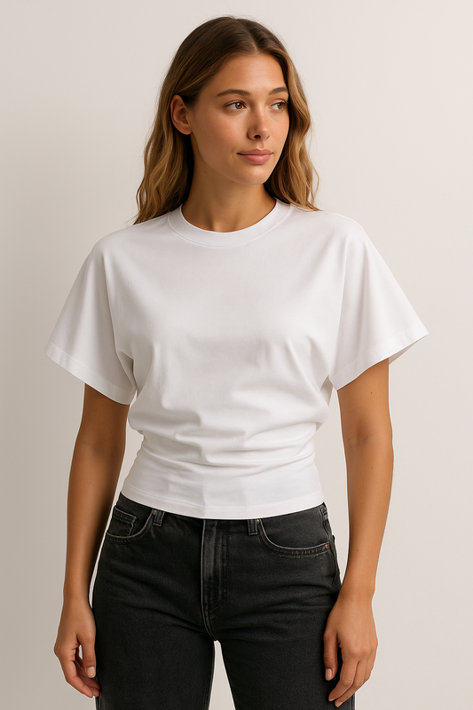 WILHELM | Damen T-Shirt weit geschnitten und luftig für Sommer & Freizeit