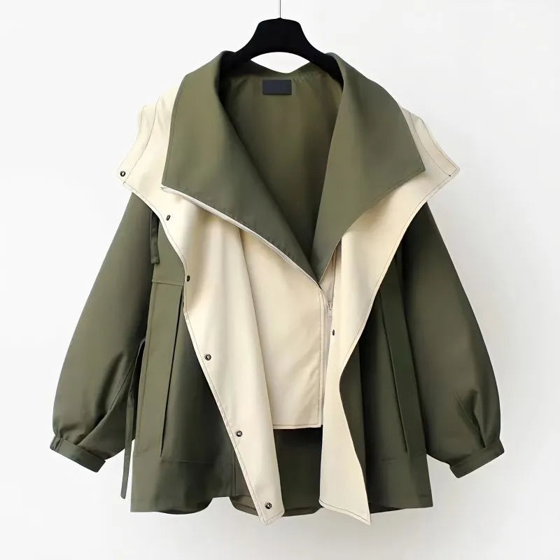 Damenjacke ist wasserabweisend und winddicht Versiegelung leicht warm elegante Passform