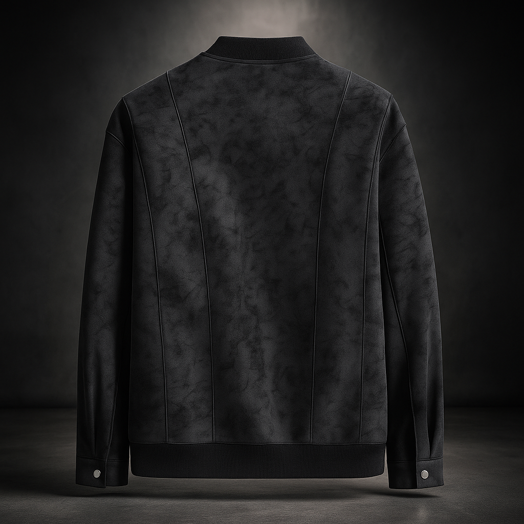 Herren Bomberjacke Regular Fit Reißverschluss Stehkragen Taschen Übergangsjacke vielseitig