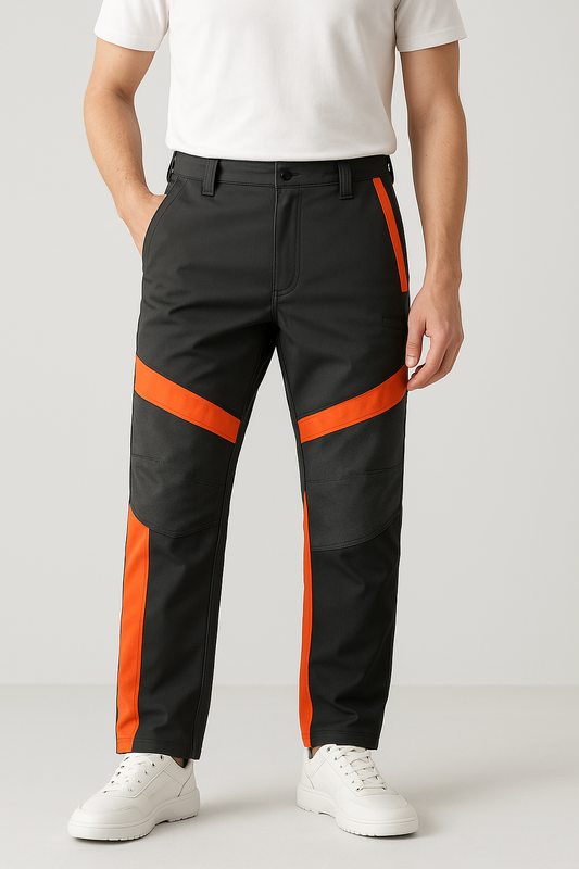 Herren Arbeitshose Outdoor Winter Wasserdicht Verstärkte Knie Strapazierfähig Regular Fit