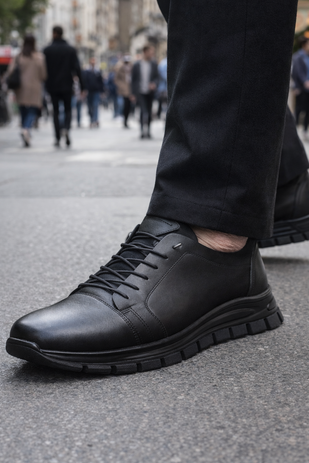 Herren Schnürschuhe Leder klassisch gepolstert rutschfest ergonomisch Business Casual Alltag