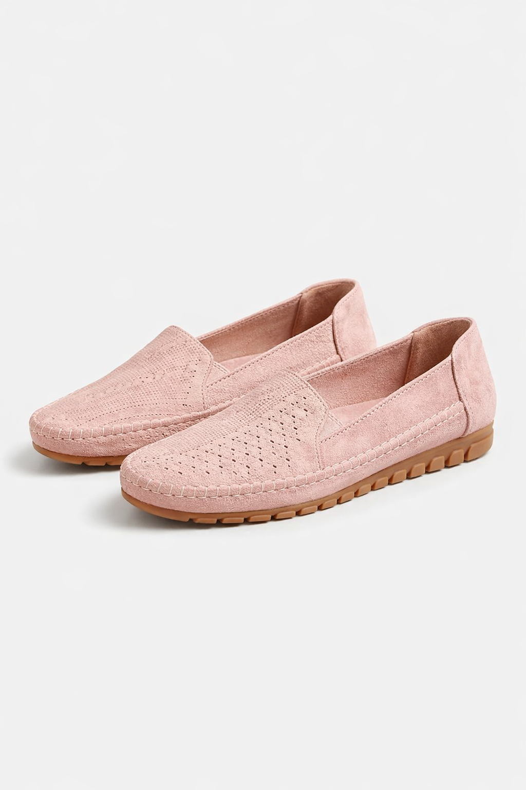 Damen Ballerinas Schlüpfen flach bequem atmungsaktiv rutschfest