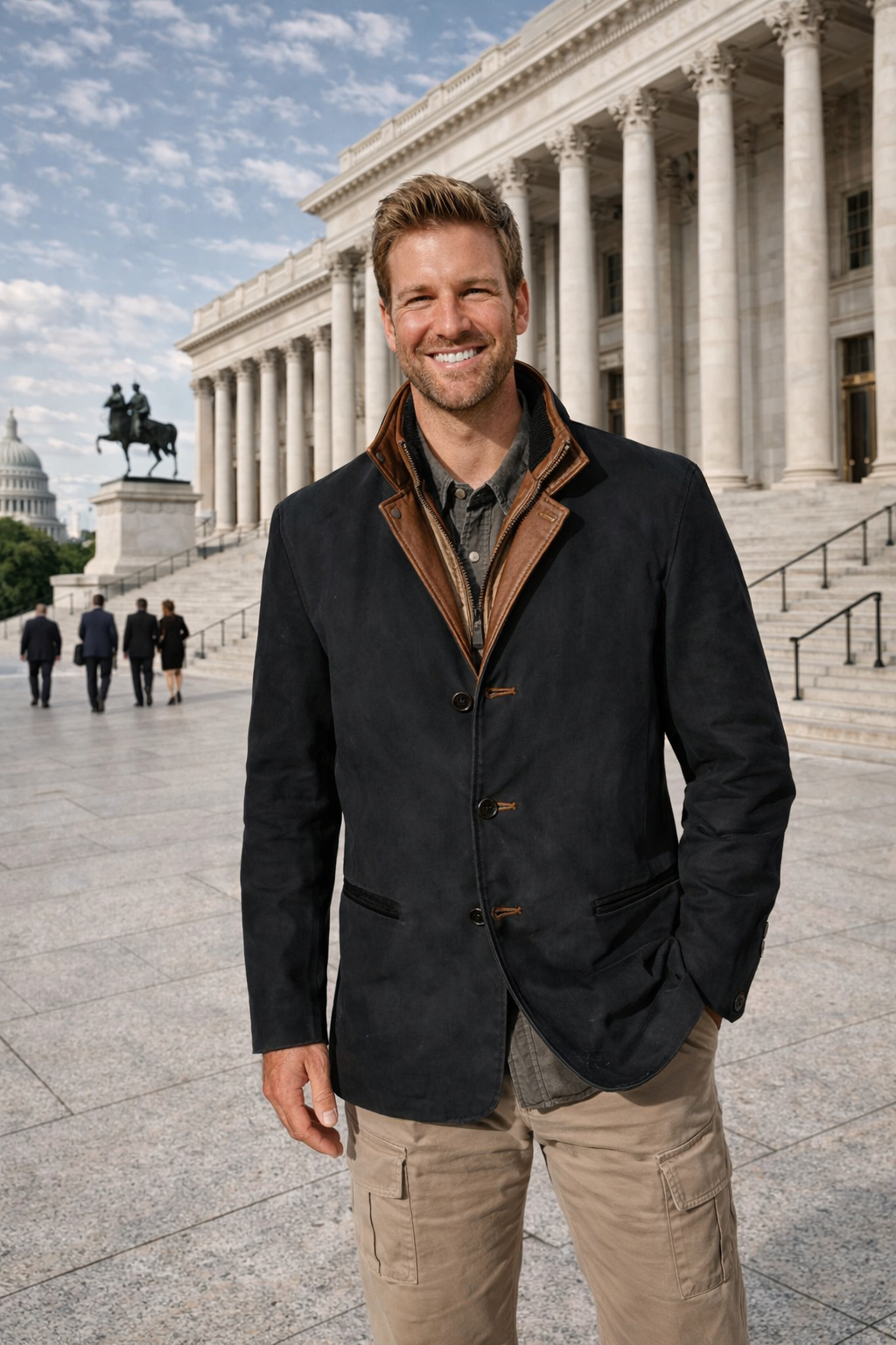 Herren Lederjacke Biker Stil Used Look tailliert Reverskragen asymmetrischer Reißverschluss