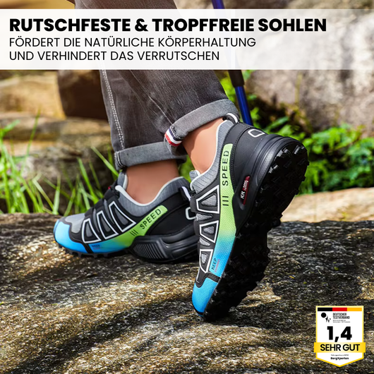 Herren Trekkingschuhe wasserdicht atmungsaktiv rutschfest Outdoor Wanderschuhe
