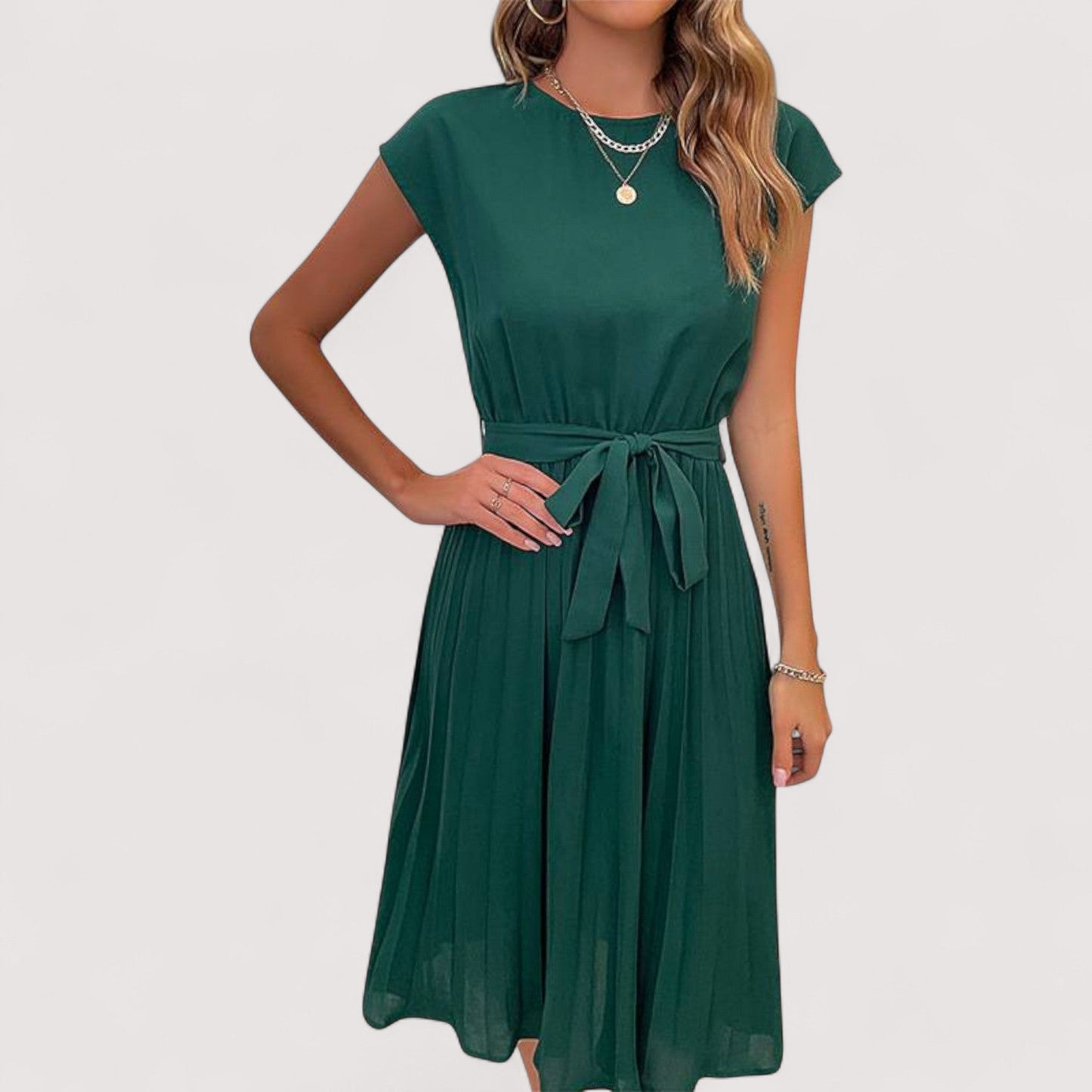Damen Sommerkleid elegant locker Passform leicht atmungsaktiv vielseitig bequem