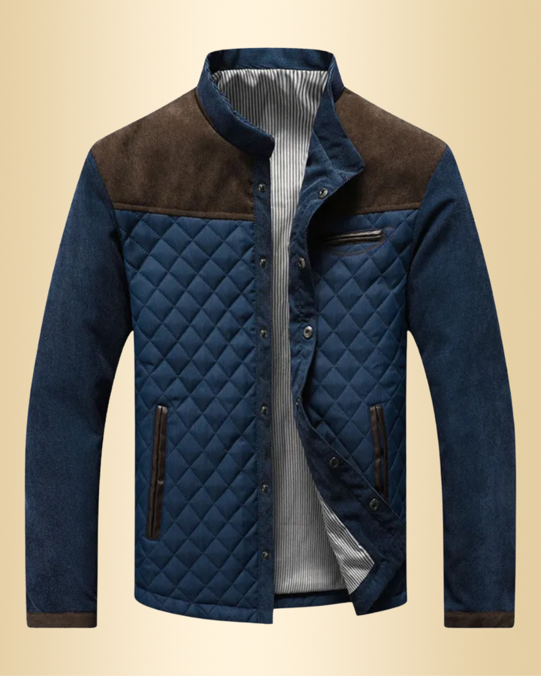 Herren Jacke Regular Fit Elegant Strukturiert Klassisch Büro Freizeit Abend Mode Vielseitig