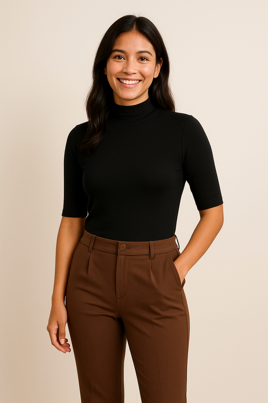 WILHELM | Damen Seamless Top figurbetont und weich für Stil & Freizeit