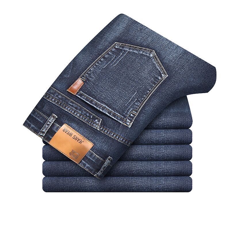 Herren Stretch Jeans konisch zulaufend flexible Passform bequemer Bund Alltag