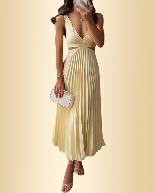 Damen Maxikleid locker geschnitten fließend leicht atmungsaktiv elegante Passform für Sommer und Alltag
