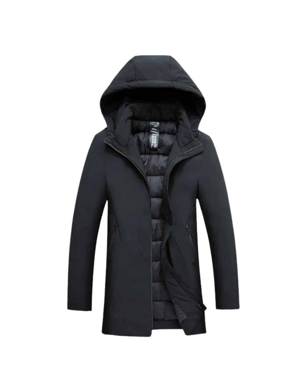 Herren Winterjacke Regular Fit Strukturiert Leicht Modern Elegant Alltag Business Reise
