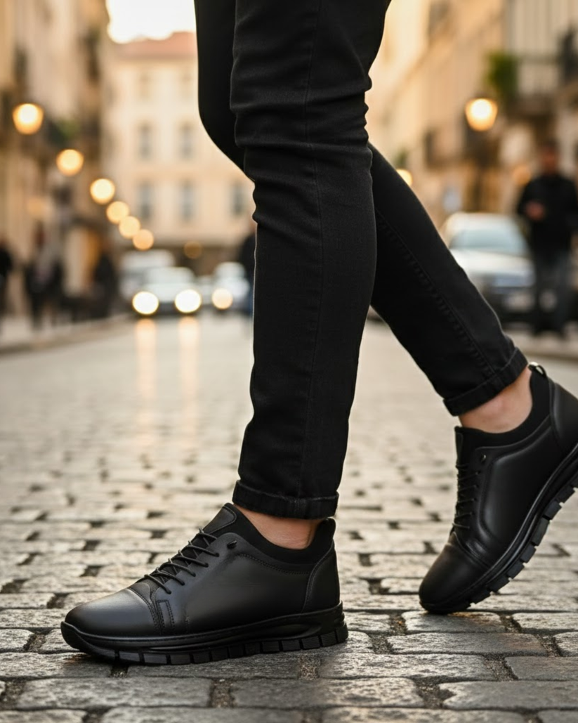 Herren Schnürschuhe Leder klassisch gepolstert rutschfest ergonomisch Business Casual Alltag