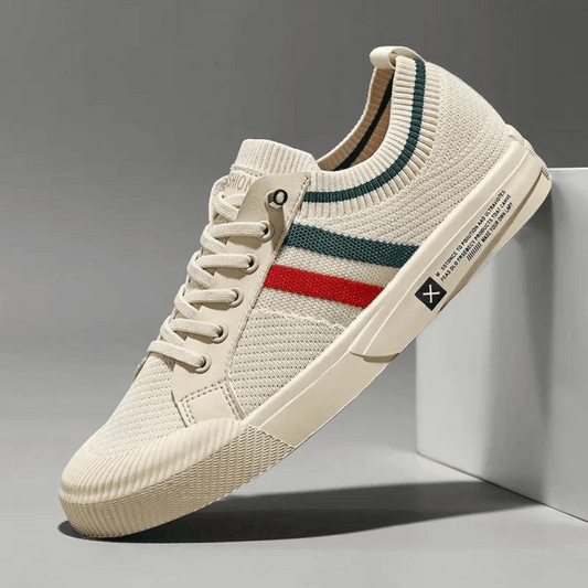 WILHELM | John Herren Sommer Schnürschuhe aus atmungsaktivem Strickmaterial