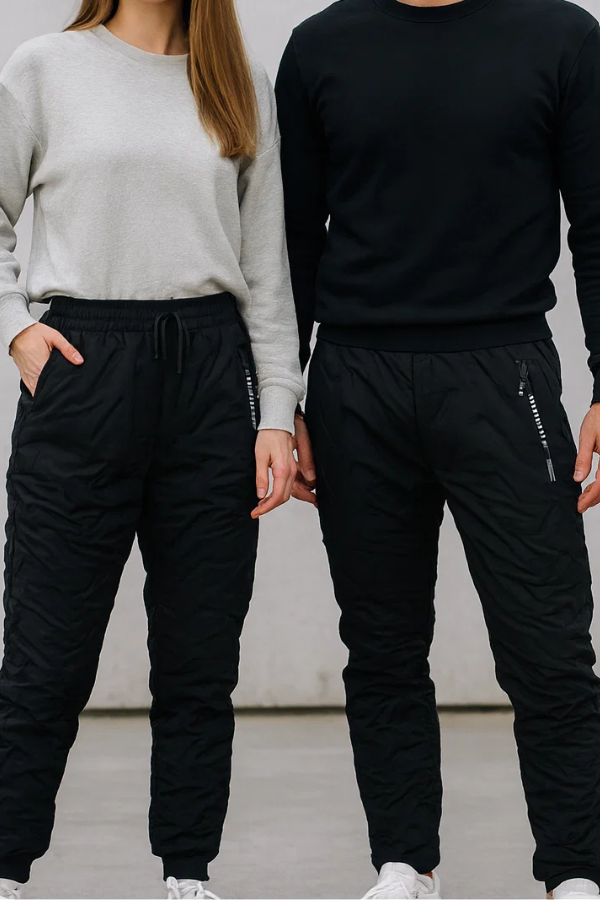 Unisex Winterhose schwarz wasserdicht winddicht wärmend für Outdoor und Alltag