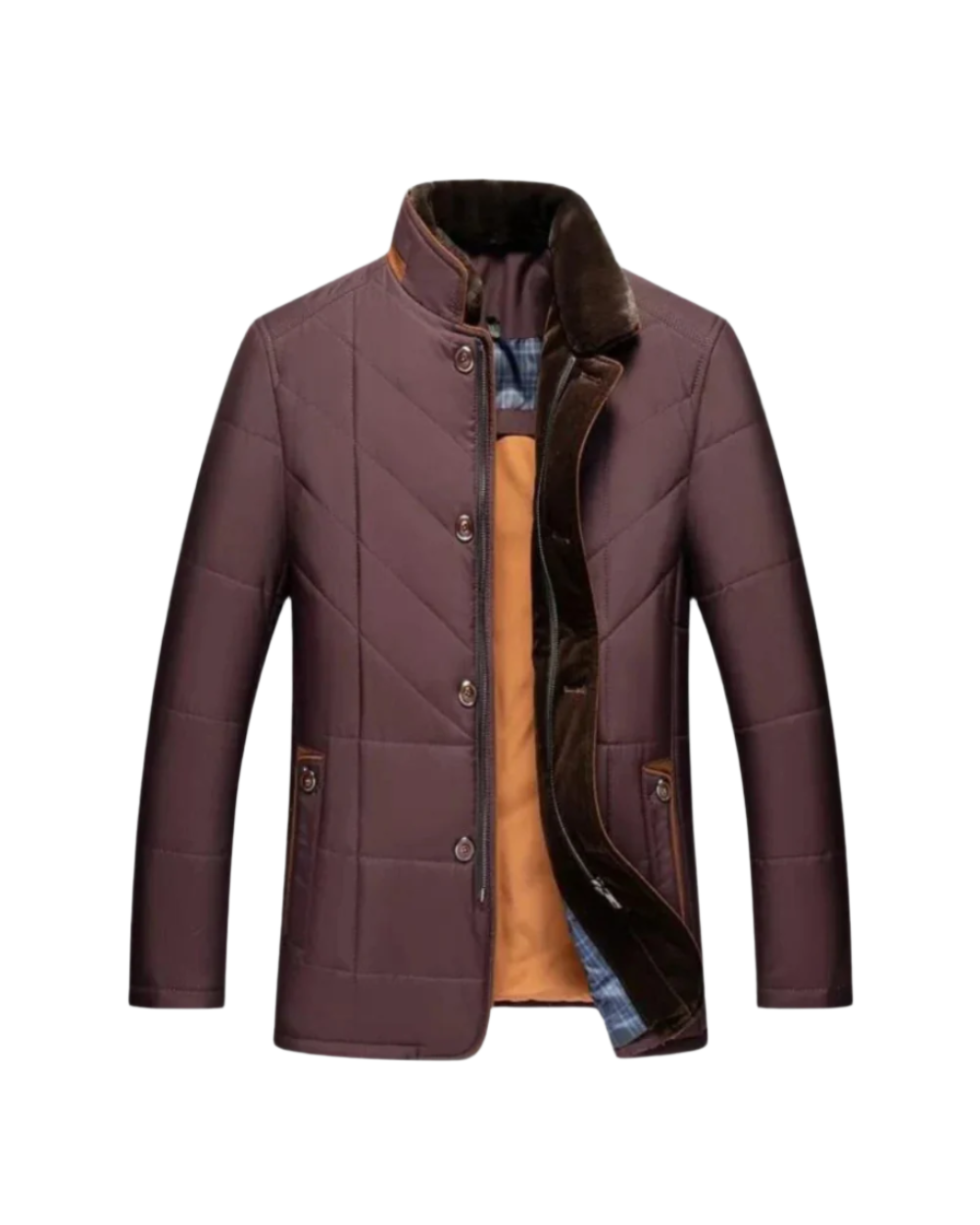 Herren Businessjacke Wasserdicht Regular Fit Knopfverschluss Elegant Slim Übergangsjacke