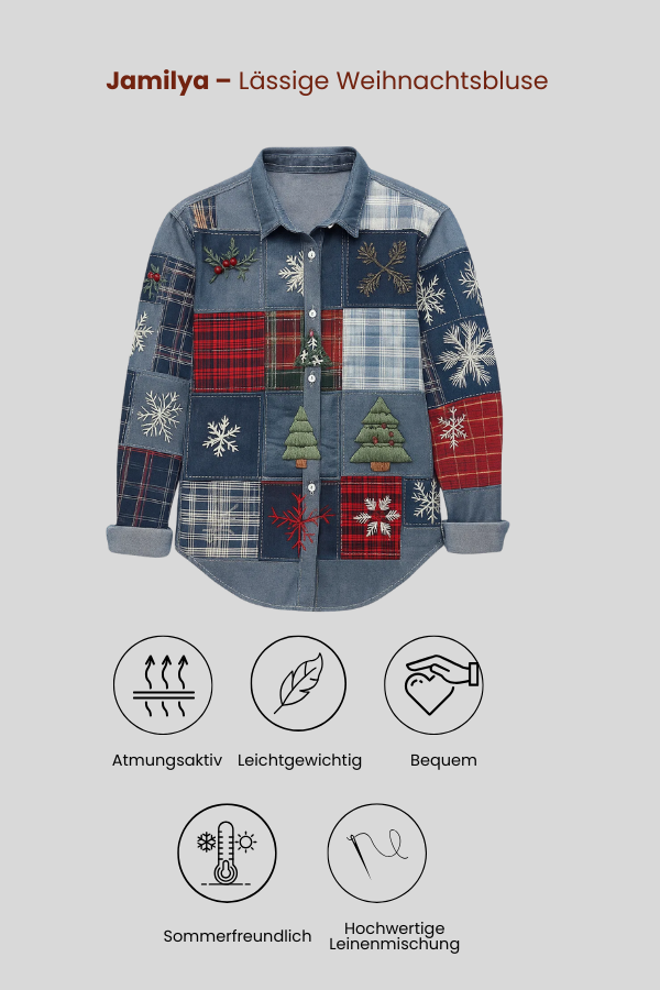 Jamilya – Lässige Weihnachtsbluse