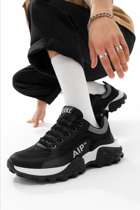 Herren Slip-On Sneaker orthopädisch atmungsaktiv rutschfest leicht breit