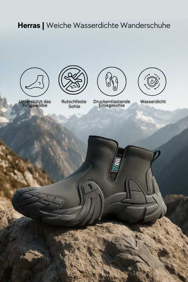 Herren Barfuß Wanderschuhe wasserdicht rutschfest ergonomisch flexibel EVA Sohle Outdoor Trekking