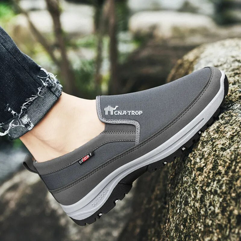 Damen Komfortschuhe Slip On Rutschfest Bequem Alltag Unterstützung