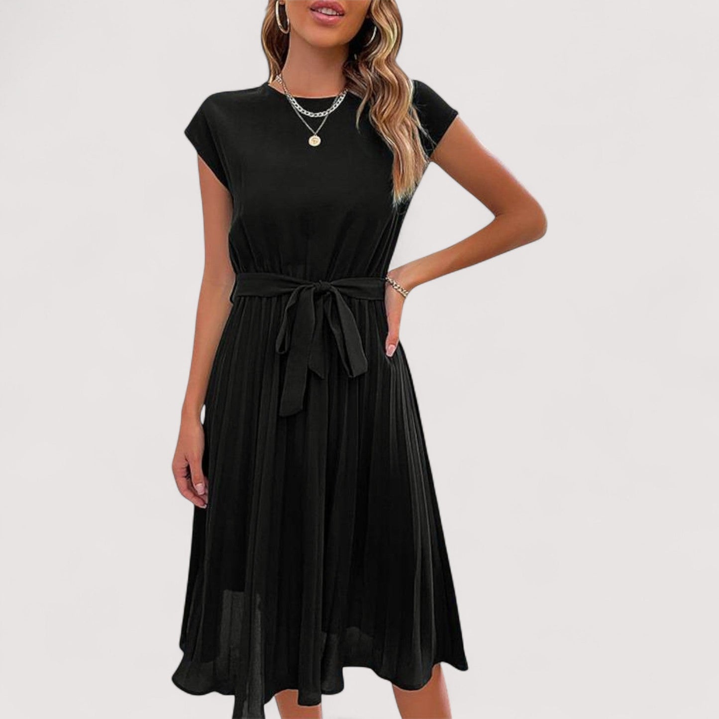 Damen Sommerkleid elegant locker Passform leicht atmungsaktiv vielseitig bequem
