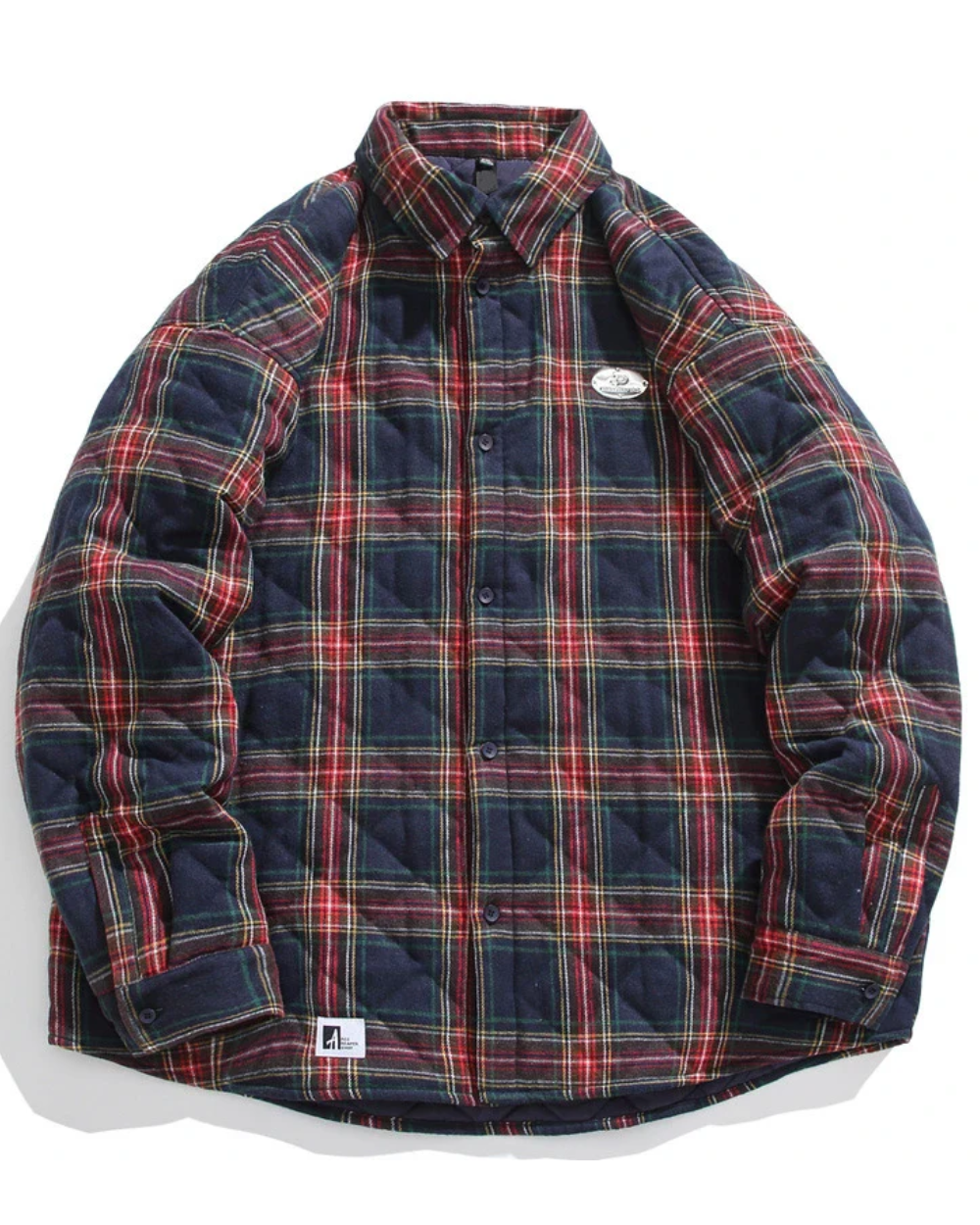 Herren Baumwolljacke Regular Fit Gepolstert Vintage Leicht Warm Atmungsaktiv Alltag Übergangsjacke