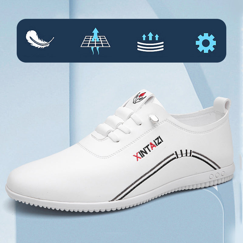Herren Wanderschuhe leicht atmungsaktiv rutschfest elastische Schnürsenkel gepolstert Alltag Outdoor