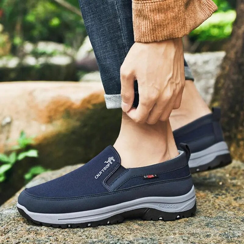 Damen Komfortschuhe Slip On Rutschfest Bequem Alltag Unterstützung