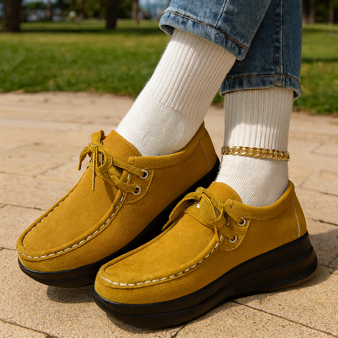 Damen Sneakers Schnürung rutschfest leicht gepolstert komfortabel langlebig
