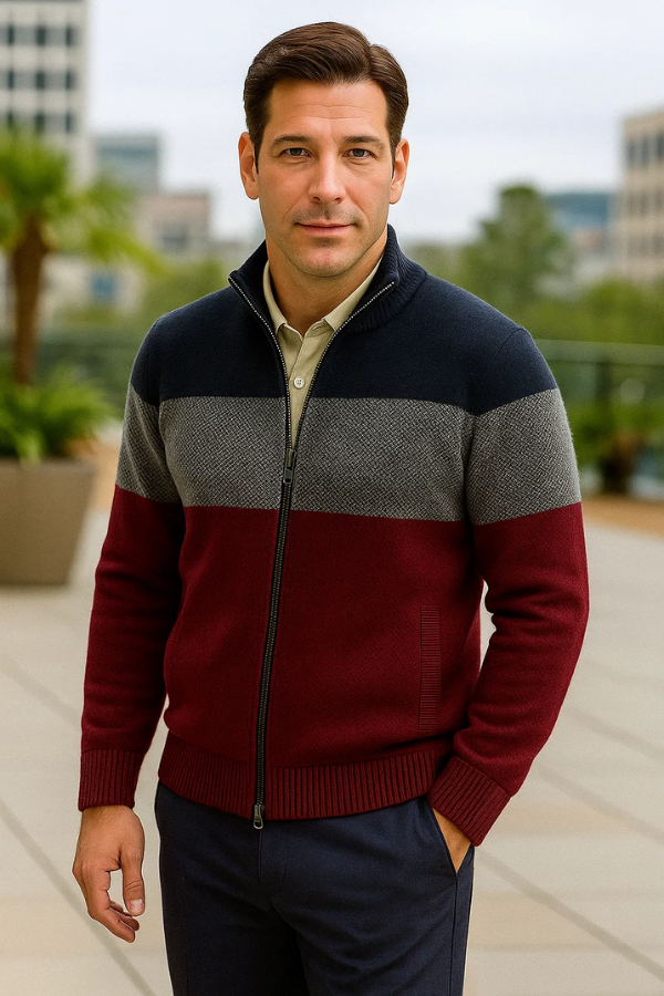 Herren Strickweste Regular Fit Strick Warm Atmungsaktiv V-Ausschnitt Casual Business Herbst Winter