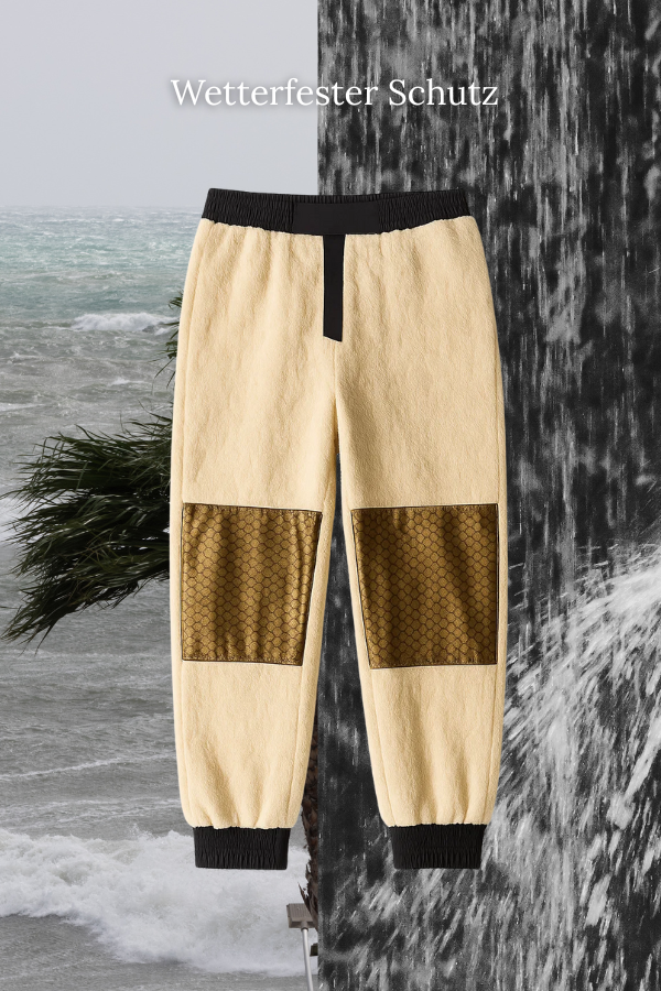 Herren Thermohose Winter Gefüttert Graphen Kniepolster Warm Winddicht Wasserabweisend Regular Fit